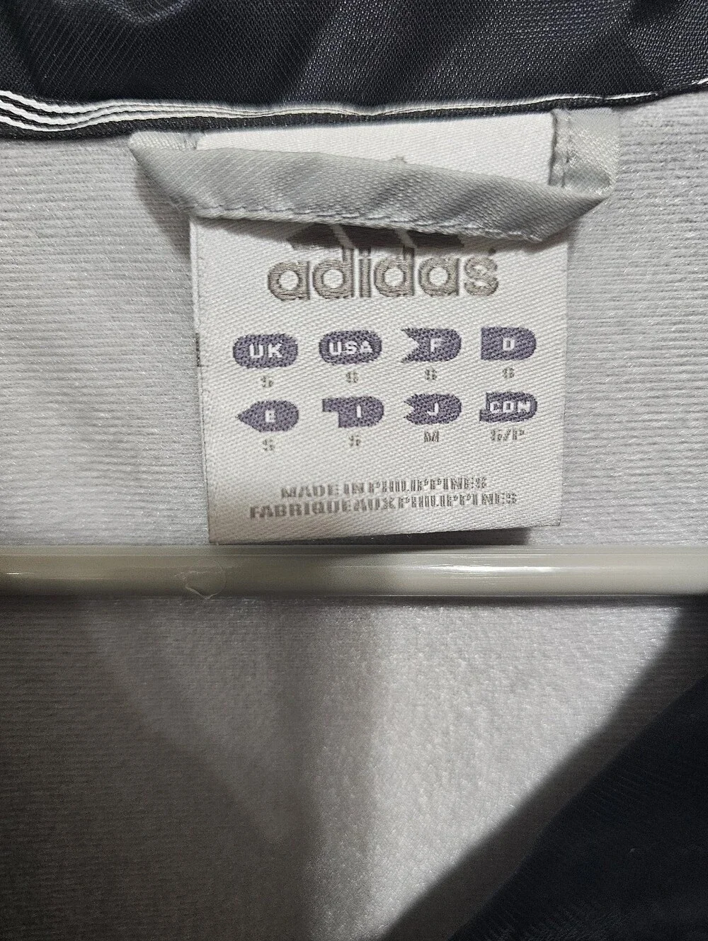 Adidas Vintage Mens Small Grey Silver Full Zip Track Jacket Sport Windbreaker S